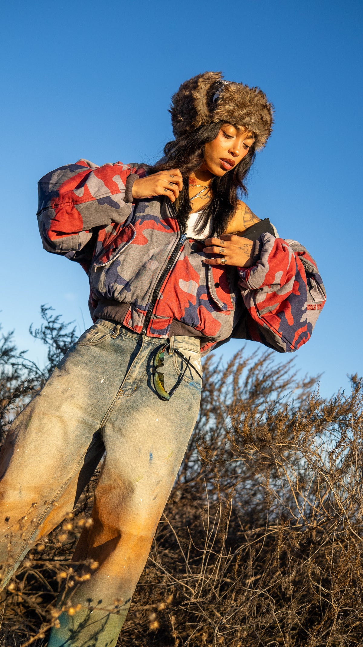 REVERSIBLE BOMBER JACKET
