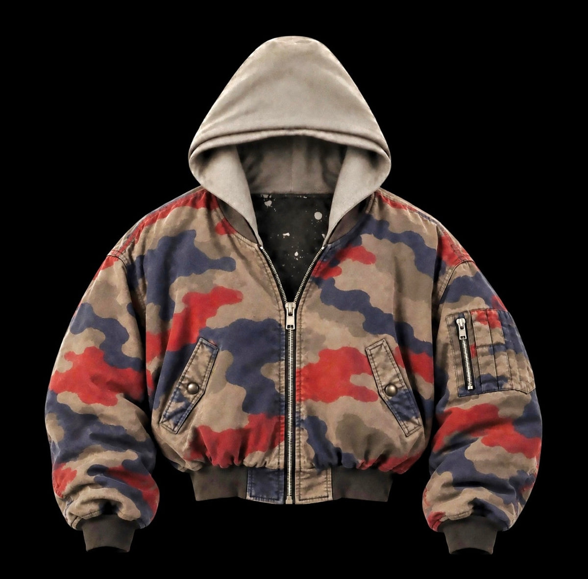 REVERSIBLE BOMBER JACKET
