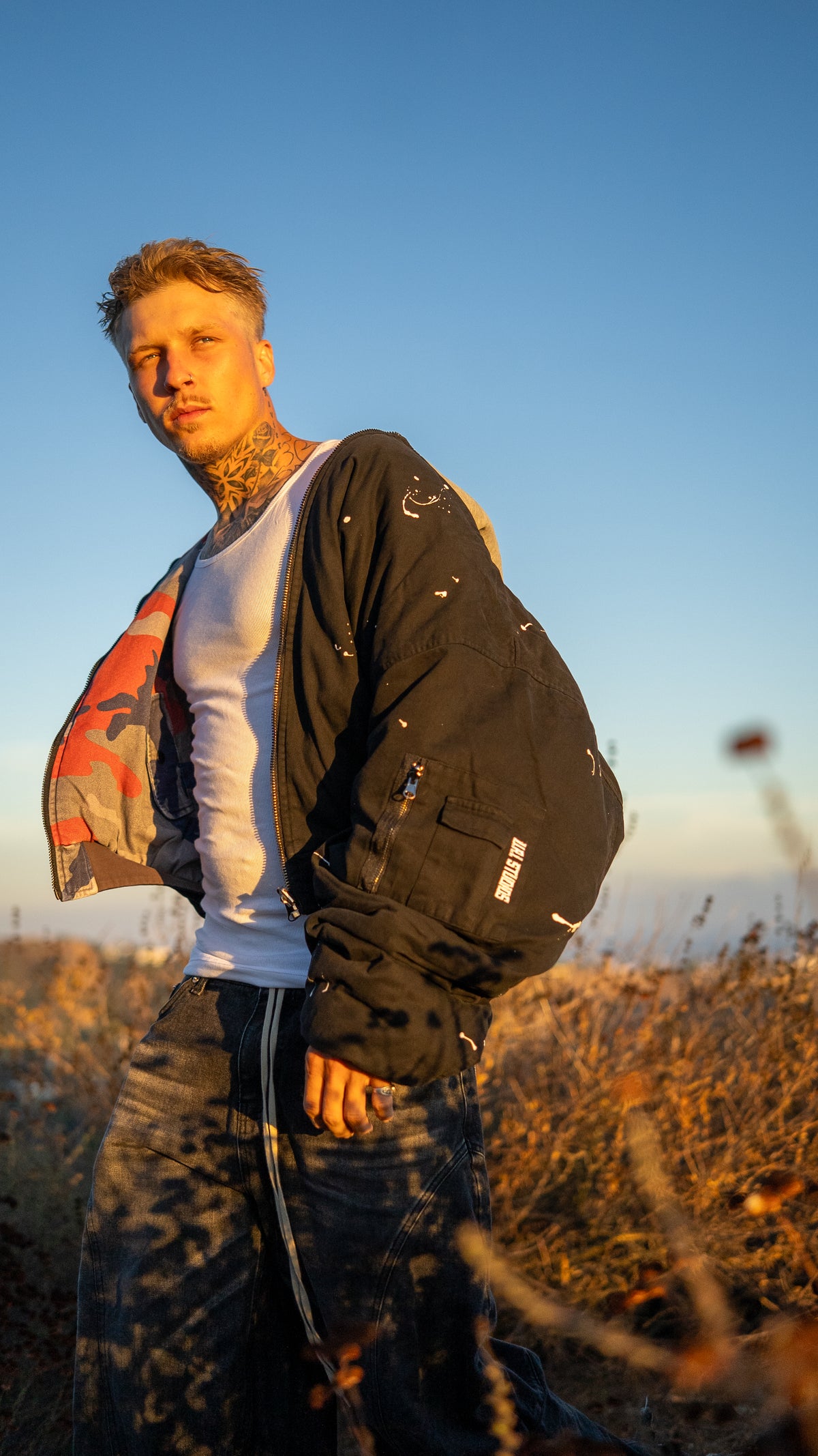 REVERSIBLE BOMBER JACKET