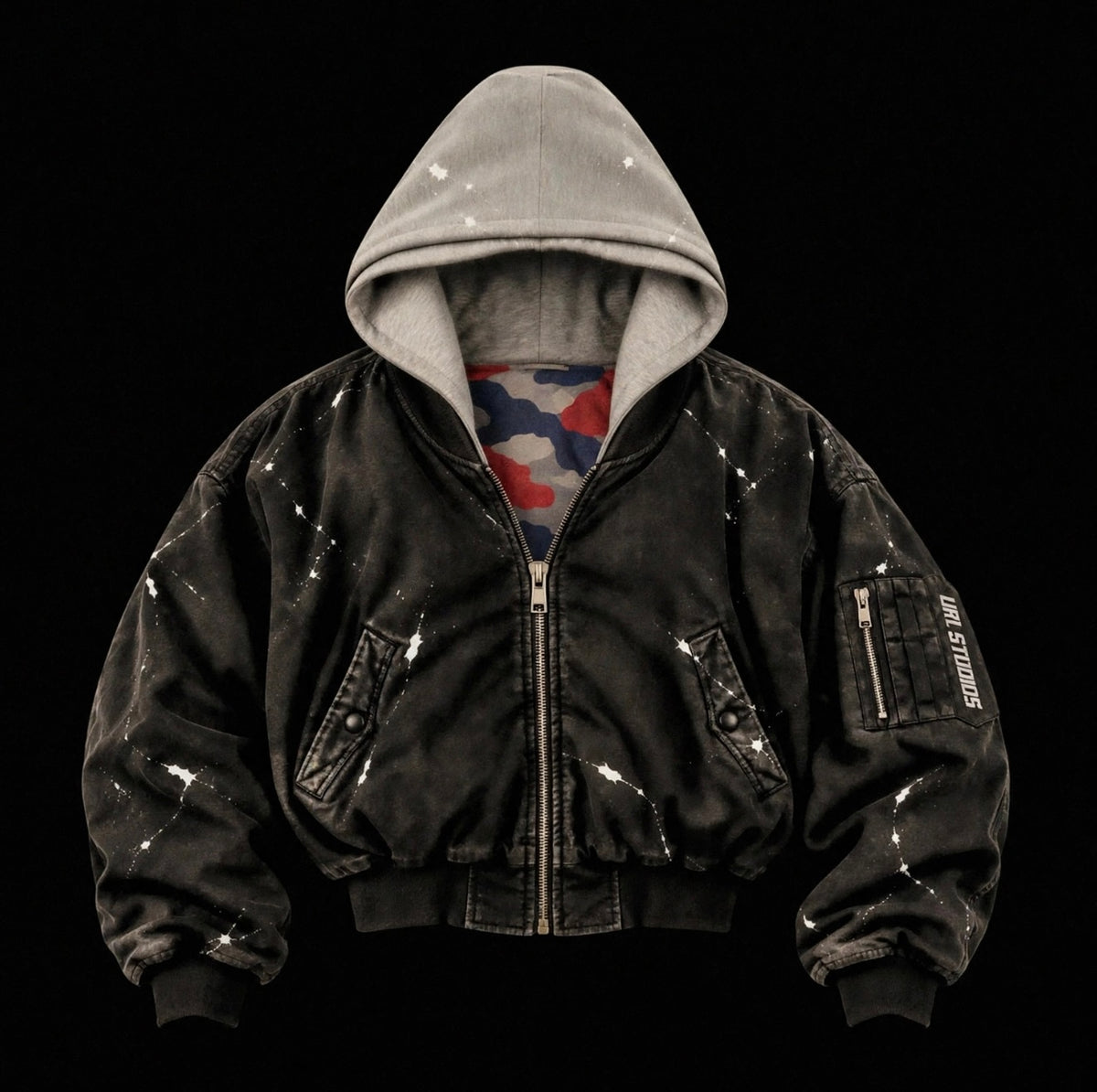 REVERSIBLE BOMBER JACKET